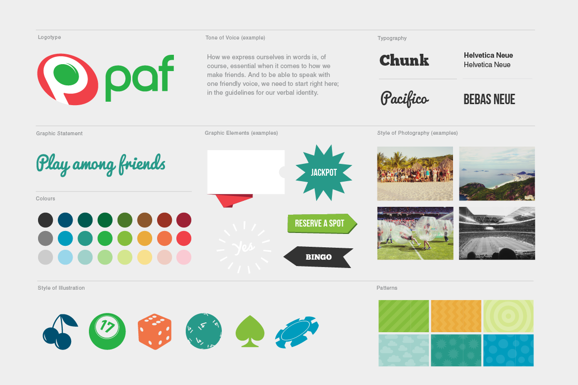 Paf brand identity overview