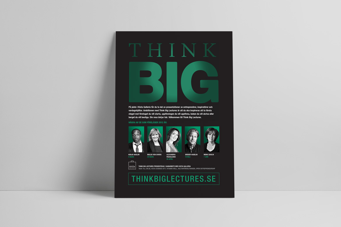 Think Big Lectures poster