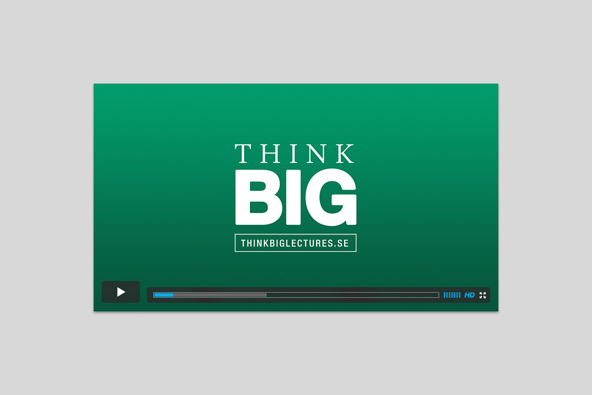 Think Big Lectures video graphics